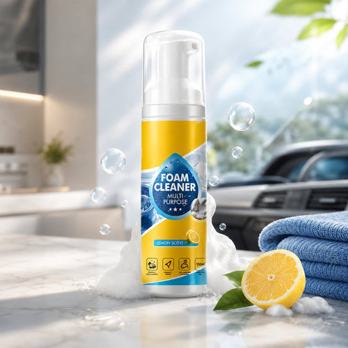 🧴4-in-1 Multi-Enzyme Foam Cleaner – Deep Clean Car, Kitchen, Bathroom & Sofa