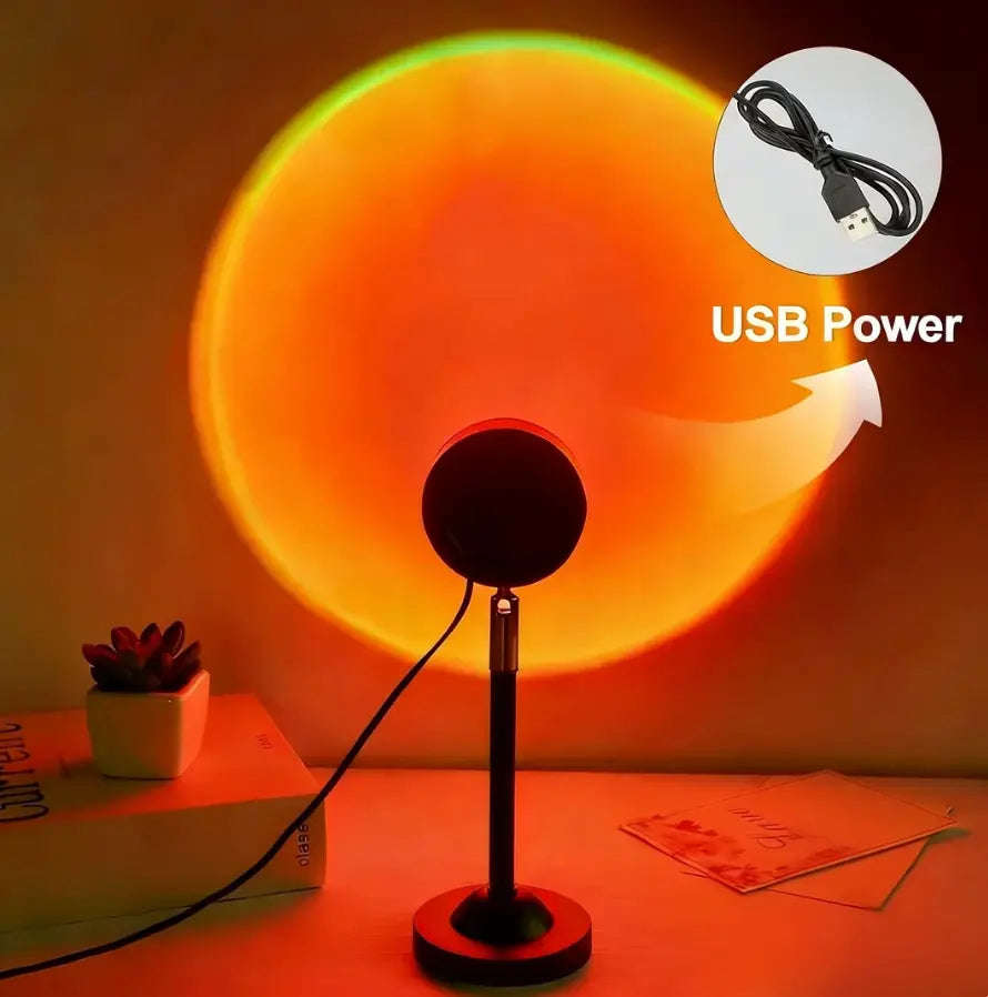 Fall Sunset Lamp Projector Light