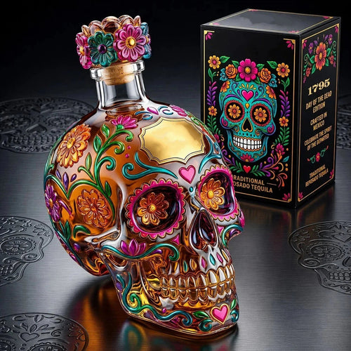 ⚡Hot Sales 49% OFF🔥Day of the Dead Limited Edition Tequila Bottle
