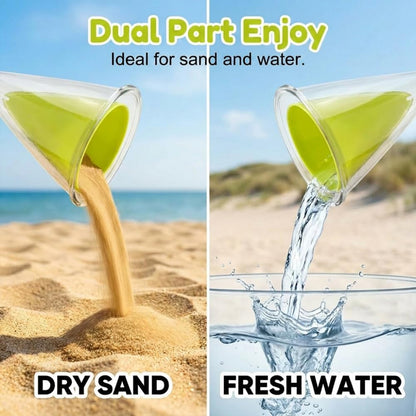 HABA Spilling Funnel XXL with Sifting Shovel - Ultimate Sand & Water Mixing STEM Learning Activity, Kids Beach Toys & Kids Outdoor Toys for 3+