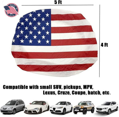 🔥55% OFF Flash Sale 65K+🎉American Car Hood Flag🦅