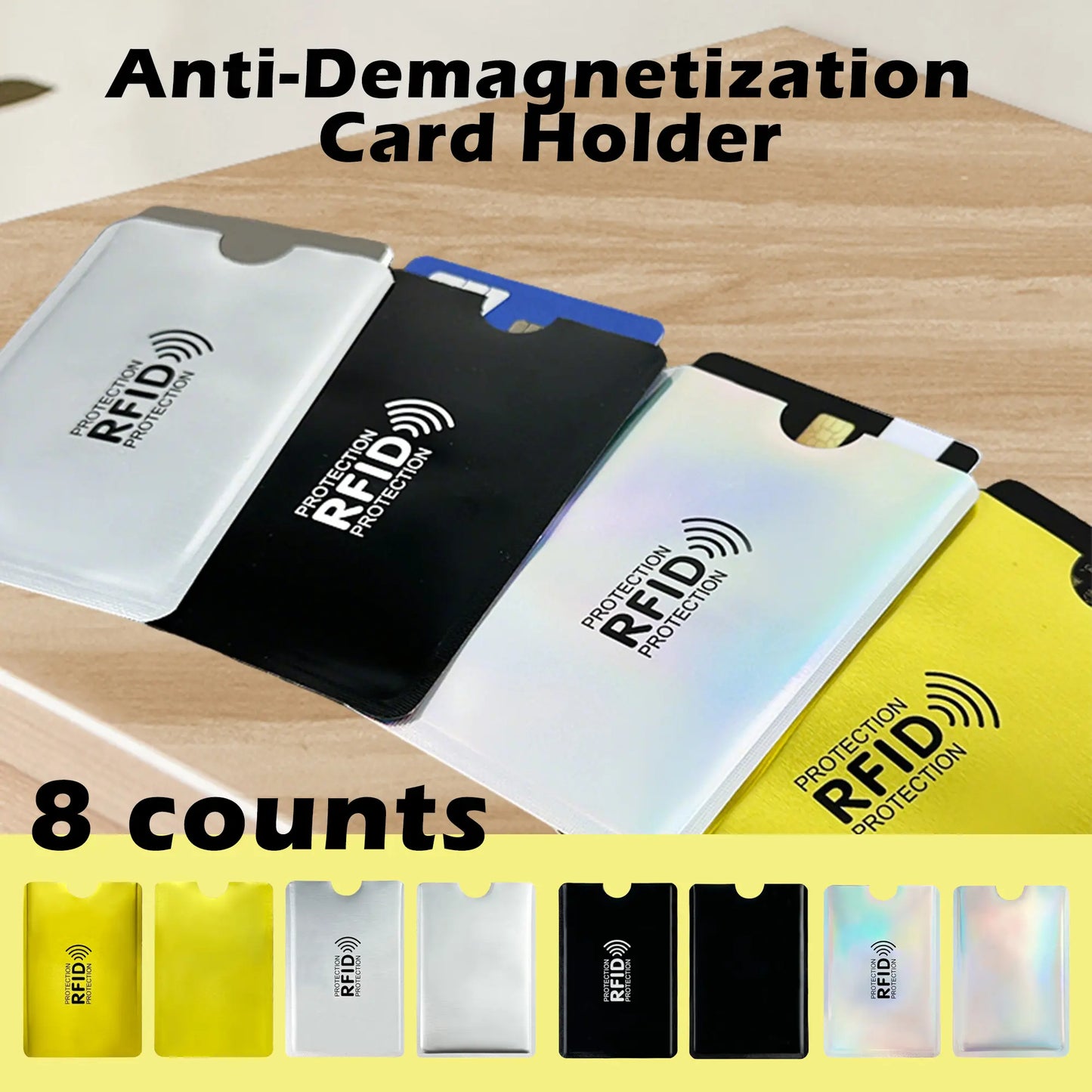 🔒ONLY TODAY 50% OFF💳 RFID Blocking Sleeves – Stop Digital Pickpockets
