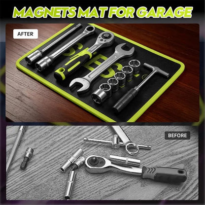 🔥HOT SALE 50% OFF🔧 Magnetic Tool Mat – Keep Screws Sockets & Tools Locked in Place