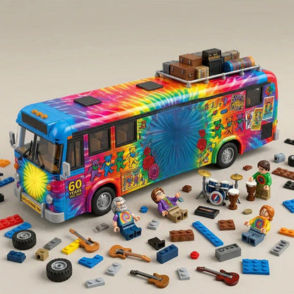 🔥HOT SALE 50% OFF🚌Grateful Dead 60th Anniversary Collector Building Set