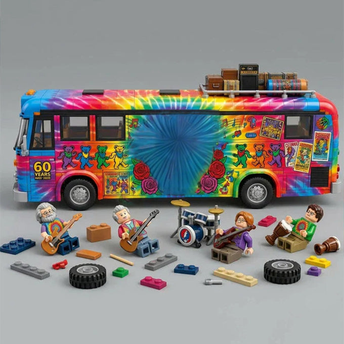 🔥HOT SALE 50% OFF🚌Grateful Dead 60th Anniversary Collector Building Set