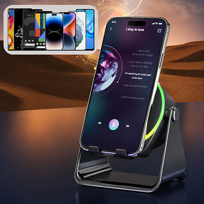 🔥HOT SALE 55% OFF📱5-in-1 Wireless Speaker Phone Stand with Power Bank