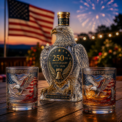 🔥HOT SALE 🦅Bald Eagle Whiskey Bottle -250th Anniversary Commemorative Bottle