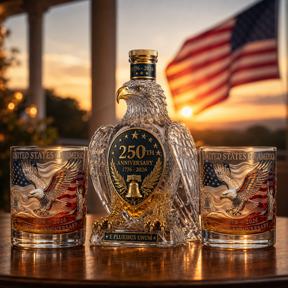 🔥HOT SALE 🦅Bald Eagle Whiskey Bottle -250th Anniversary Commemorative Bottle