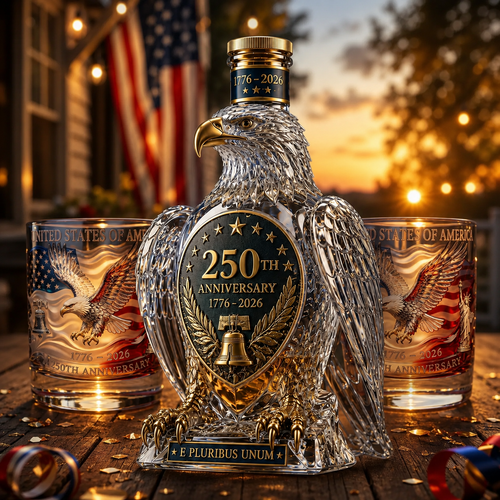 🔥HOT SALE 🦅Bald Eagle Whiskey Bottle -250th Anniversary Commemorative Bottle