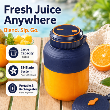 🍓 Portable Juicer Cup Blender – Fresh Smoothies & Shakes Anywhere