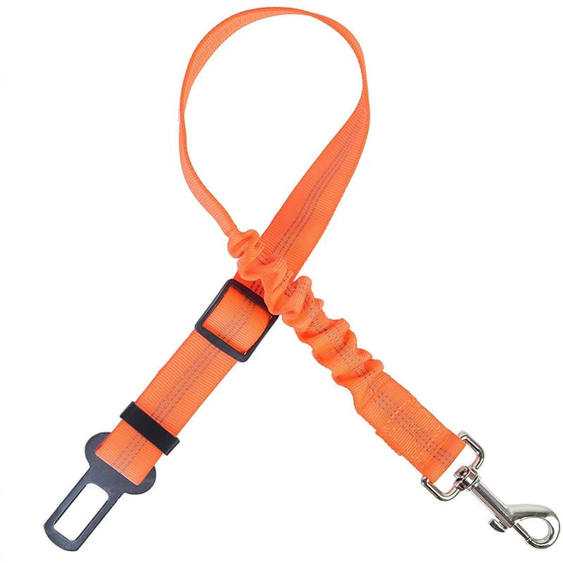 Pet Dog & Cat Seat Belts for Cars, Adjustable Safety Leash/Harness Compatible with Vehicle Headrests