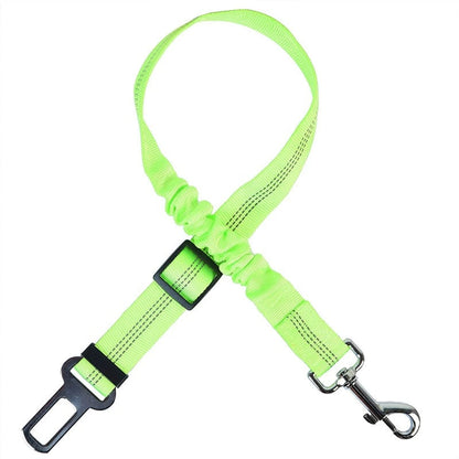 Pet Dog & Cat Seat Belts for Cars, Adjustable Safety Leash/Harness Compatible with Vehicle Headrests
