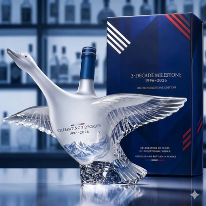 🔥Last Day 55% OFF🪿GY Goose 30th Anniversary 3D Sculpted V0dka Bottle