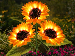 🔥🌻Last Day Sale 49% OFF🌞Solar LED Sunflower Garden Lights-29.6inch/74cm