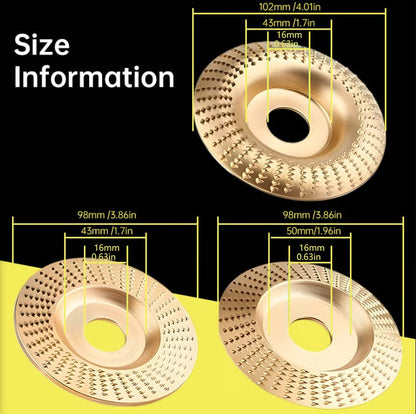 🔥🔨 Pro-Grade Wood  Carving Discs [3 PCS]