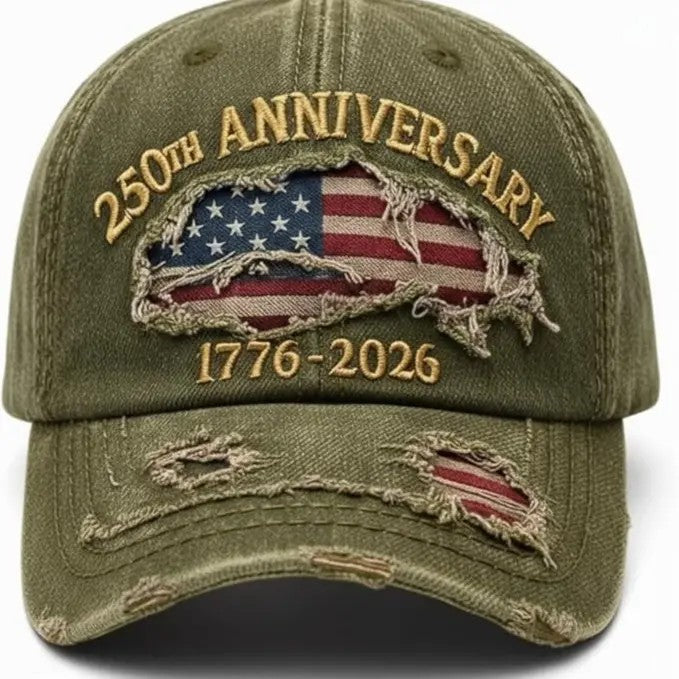 🔥Hot Sell 🇺🇸 Limited Edition ✨2026 USA 250th Anniversary Patriotic Hat – Vintage Heritage Baseball Cap (1776–2026)