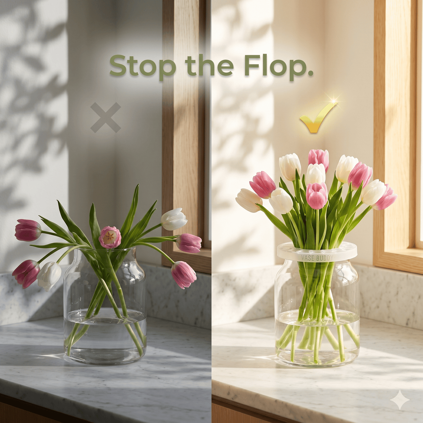 🌸Vase Buddy™ Turn Ordinary Flowers Into Beautiful Arrangements🌼