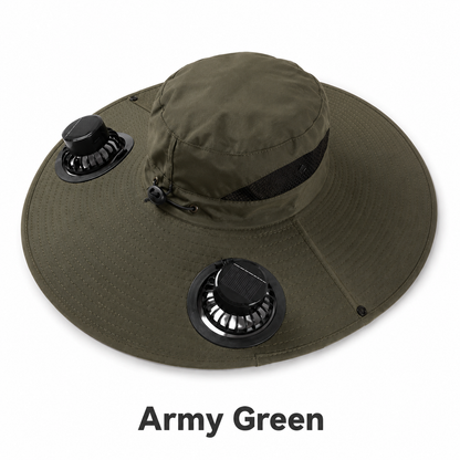 Hot Sale🌞 Solar-Powered Cooling Hat | Stay Cool Outdoors, No Batteries Needed