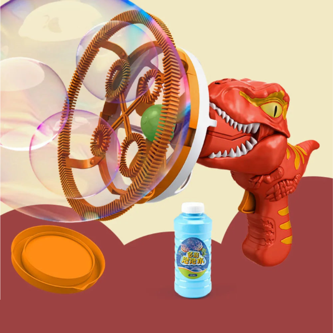 🔥HOT SALE 50% OFF✨Dino Bubble Gun Machine