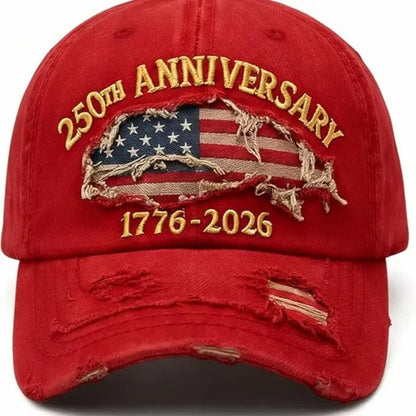🔥Hot Sell 🇺🇸 Limited Edition ✨2026 USA 250th Anniversary Patriotic Hat – Vintage Heritage Baseball Cap (1776–2026)