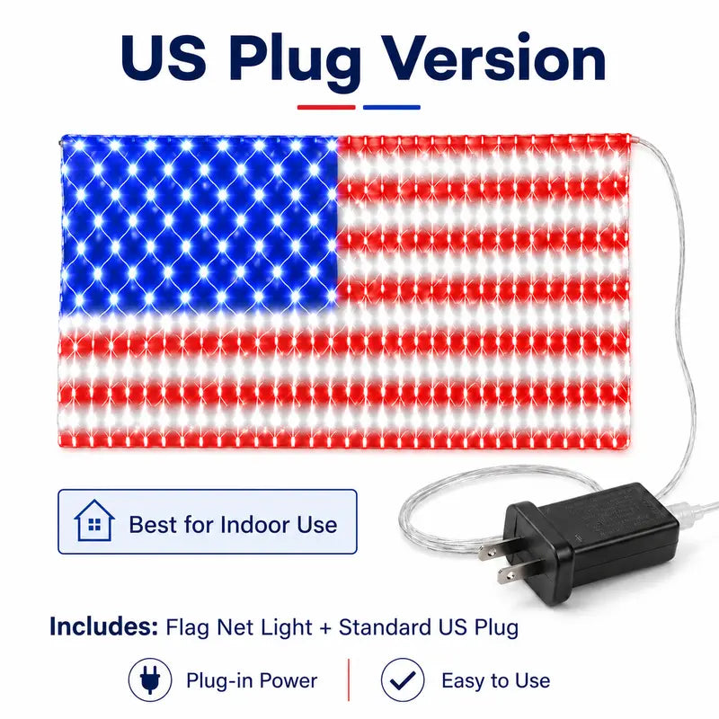 🔥HOT SALE 50% OFF✨Outdoor Solar American Flag Light