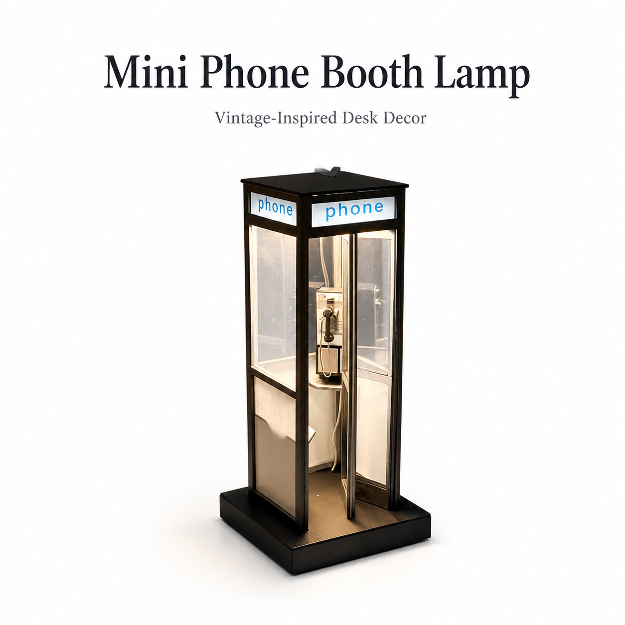 🔥HOT SALE 50% OFF💡Phone Booth Table Lamp: A Nighttime Decoration