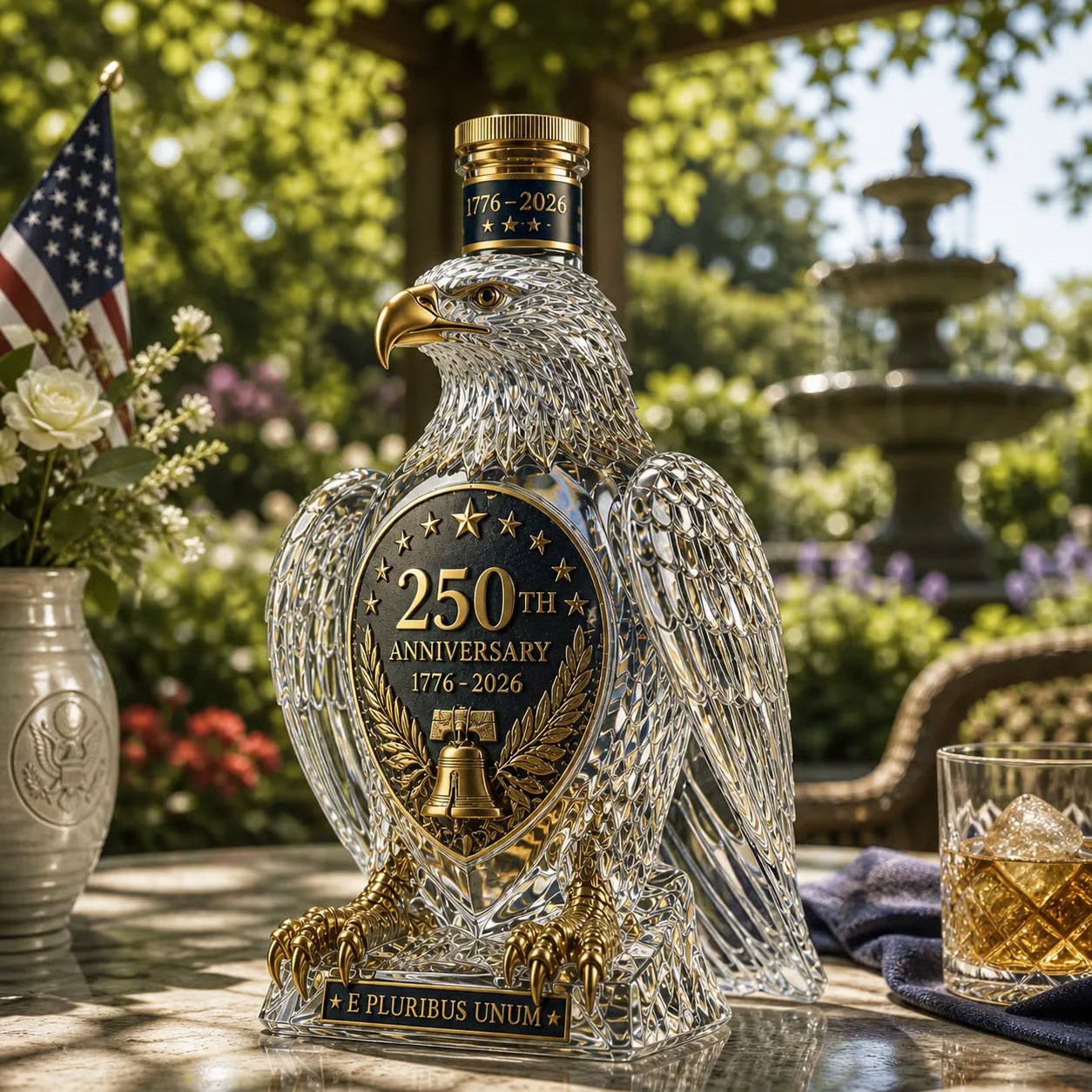 🔥HOT SALE 🦅Bald Eagle Whiskey Bottle -250th Anniversary Commemorative Bottle