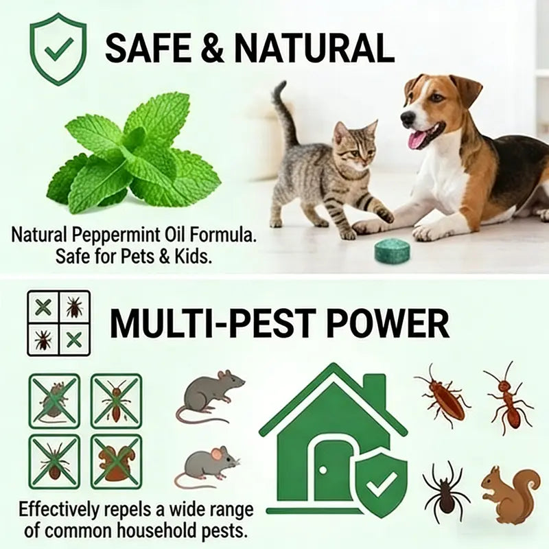 🔥HOT SALE 55% OFF🟢Natural Peppermint Rodent Repellent Balls🐀