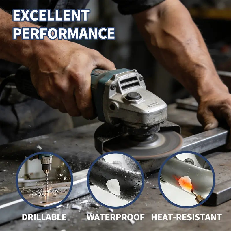 💥SAVE 50% NOW🏠Steel Reinforced Epoxy Repair Putty — Universal Glue for Metal, Wood, Plastic