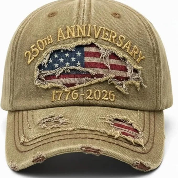 🔥Hot Sell 🇺🇸 Limited Edition ✨2026 USA 250th Anniversary Patriotic Hat – Vintage Heritage Baseball Cap (1776–2026)