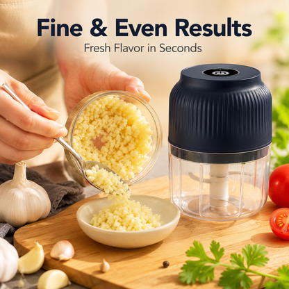 🔥HOT SALE 50% OFF✨ Mini Electric Food Chopper – One-Press Garlic & Veggie Prep 🍳🥕🧄