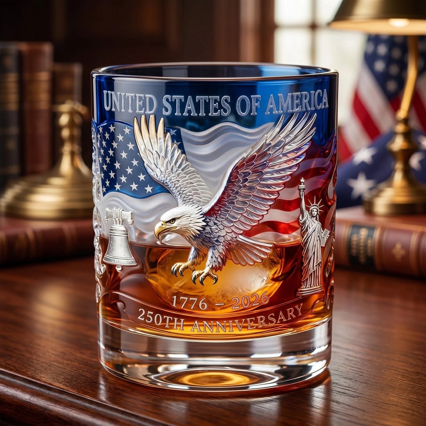 🔥HOT SALE 🦅Bald Eagle Whiskey Bottle -250th Anniversary Commemorative Bottle