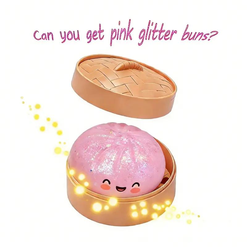 Expressive Dumpling Squishy - Blind Box, Mysecret Bun Fidget Toy
