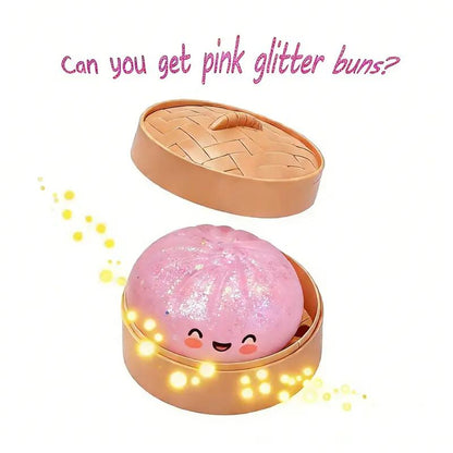 Expressive Dumpling Squishy - Blind Box, Mysecret Bun Fidget Toy