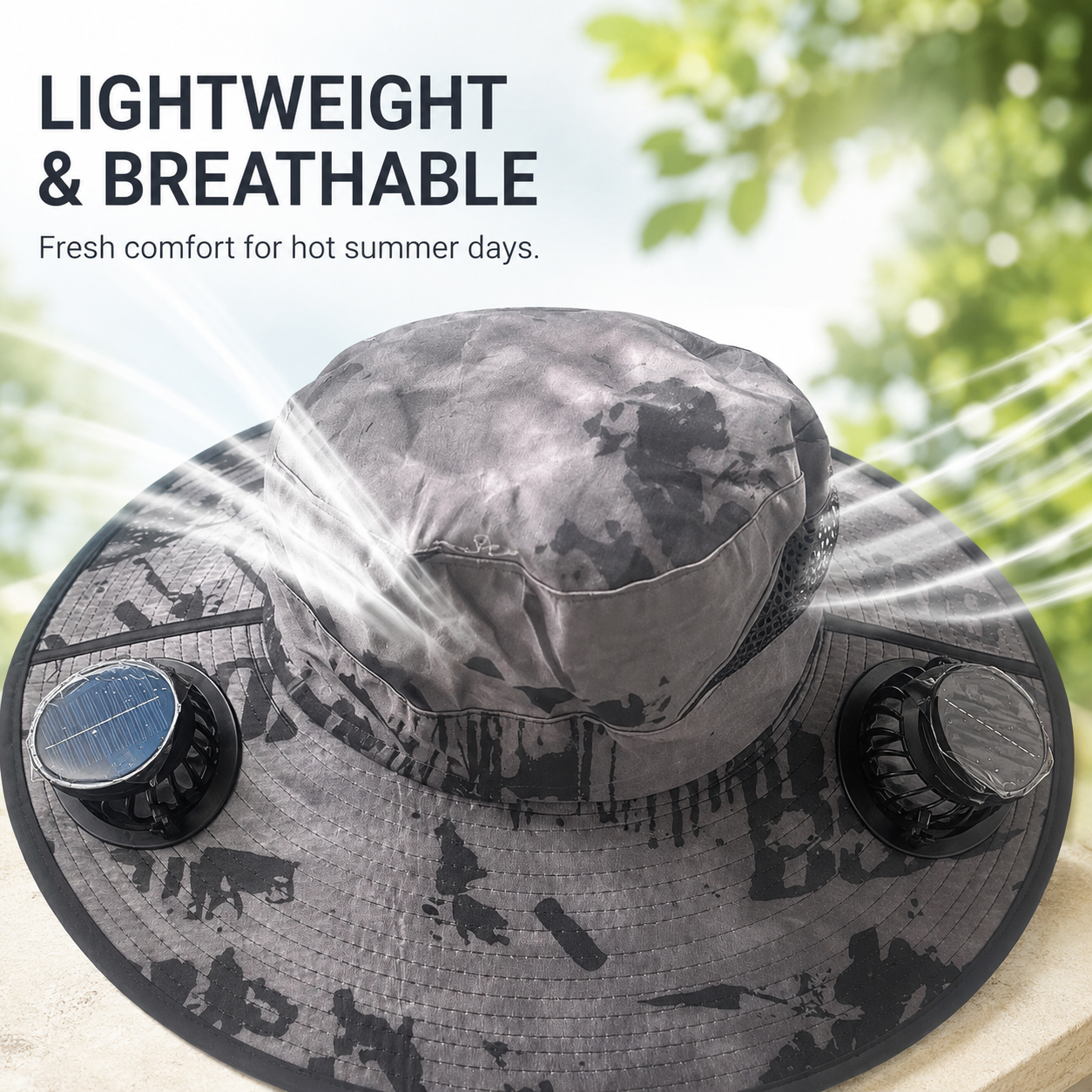 Hot Sale🌞 Solar-Powered Cooling Hat | Stay Cool Outdoors, No Batteries Needed
