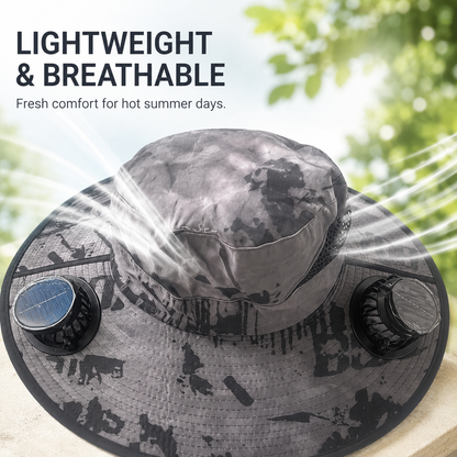 🔥HOT SALE 50% OFF🌞 Solar-Powered Cooling Hat | Stay Cool Outdoors, No Batteries Needed