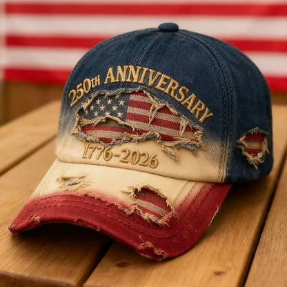 🔥Hot Sell 🇺🇸 Limited Edition ✨2026 USA 250th Anniversary Patriotic Hat – Vintage Heritage Baseball Cap (1776–2026)