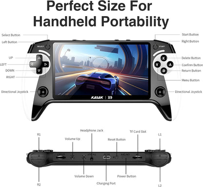 🎮X9 Retro Handheld Game Console – Relive Classic Gaming in HD