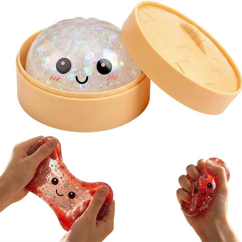 Expressive Dumpling Squishy - Blind Box, Mysecret Bun Fidget Toy