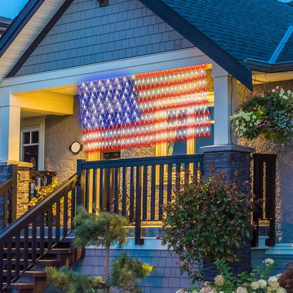 🔥HOT SALE 50% OFF✨Outdoor Solar American Flag Light