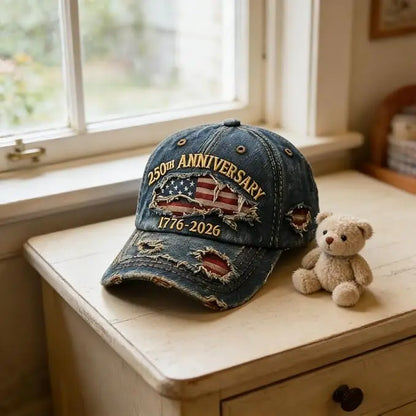 🔥Hot Sell 🇺🇸 Limited Edition ✨2026 USA 250th Anniversary Patriotic Hat – Vintage Heritage Baseball Cap (1776–2026)