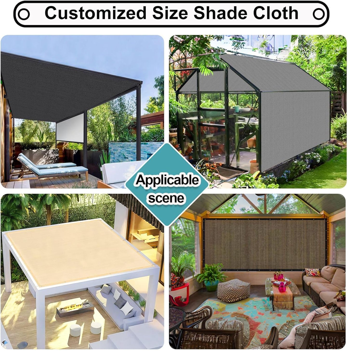 🔥Summer Hot Sale Promotion 50% OFF🌞-Outdoor courtyard shade net