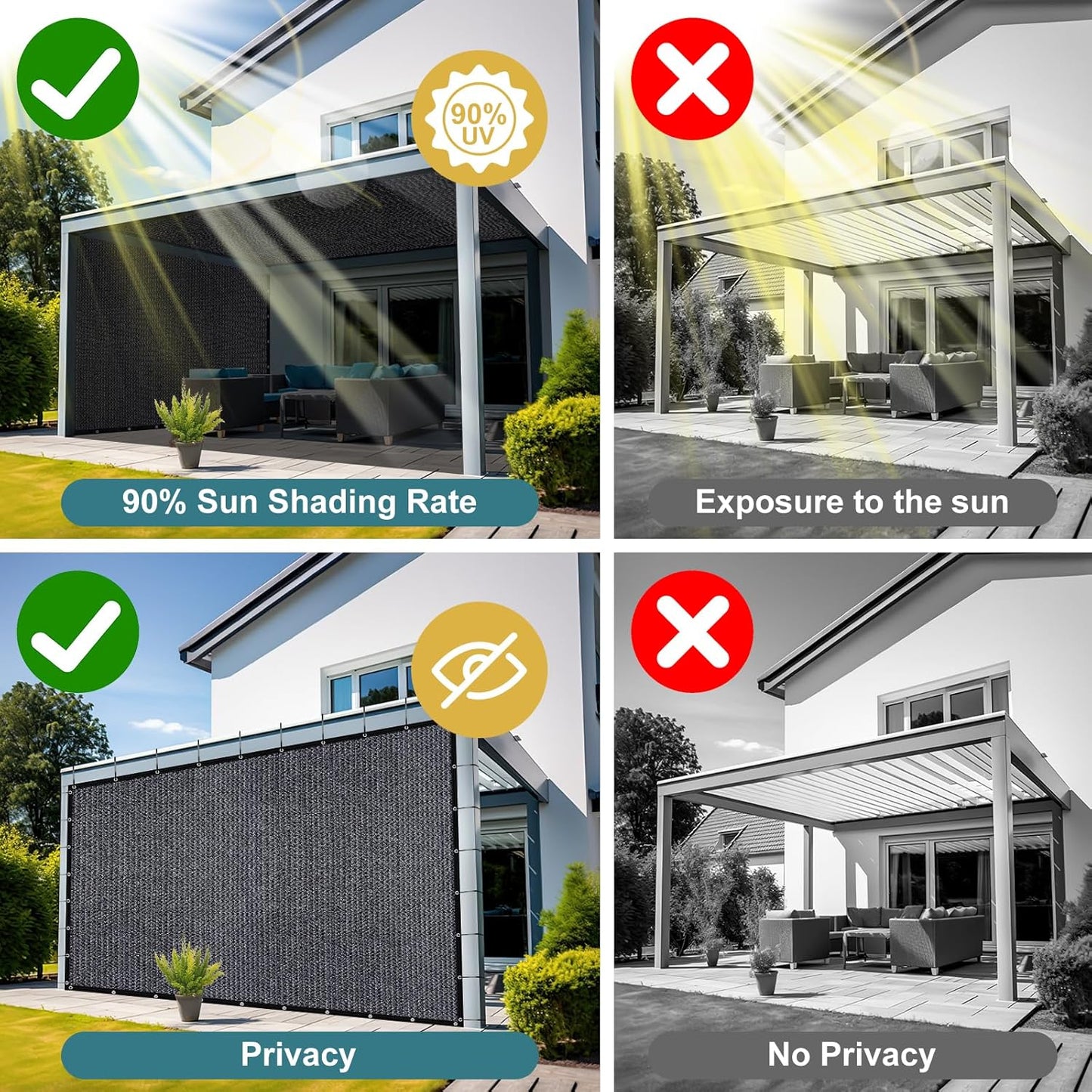 🔥Summer Hot Sale Promotion 50% OFF🌞-Outdoor courtyard shade net