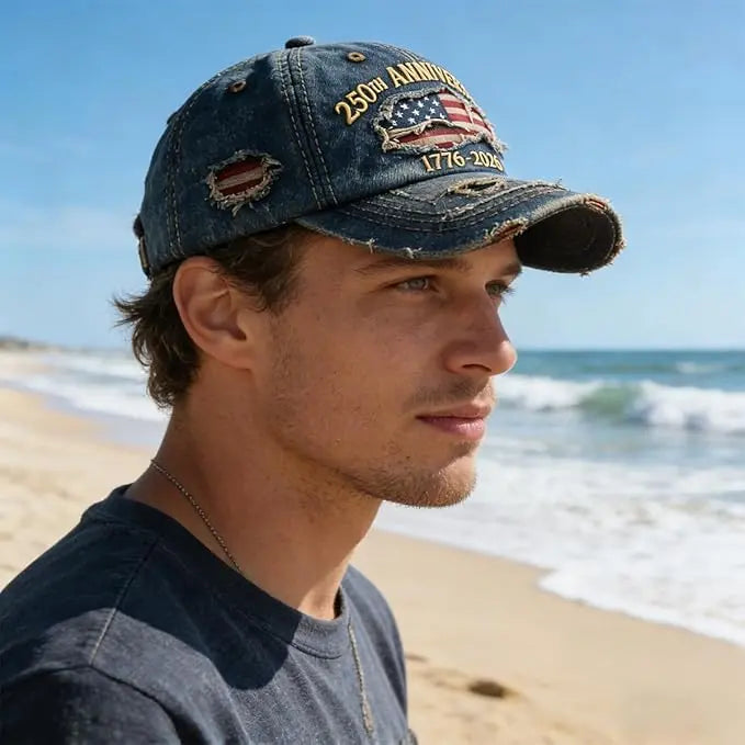 🔥Hot Sell 🇺🇸 Limited Edition ✨2026 USA 250th Anniversary Patriotic Hat – Vintage Heritage Baseball Cap (1776–2026)