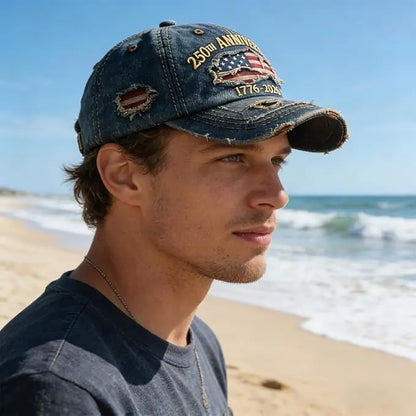 🔥Hot Sell 🇺🇸 Limited Edition ✨2026 USA 250th Anniversary Patriotic Hat – Vintage Heritage Baseball Cap (1776–2026)