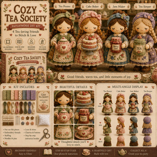 🎁Last Day:49% OFF🧵 Tiny Worlds Collection – Patchwork DIY Kit Series