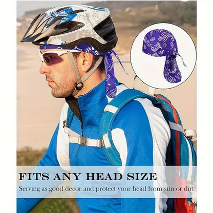 🔥HOT SALE 50% OFF🎁💨 Paisley Cooling Headscarf – Elastic Fit, No Pressure 🏃‍♂️Summervibes🌿