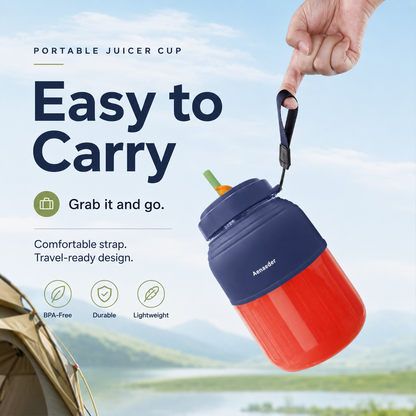 🍓 Portable Juicer Cup Blender – Fresh Smoothies & Shakes Anywhere