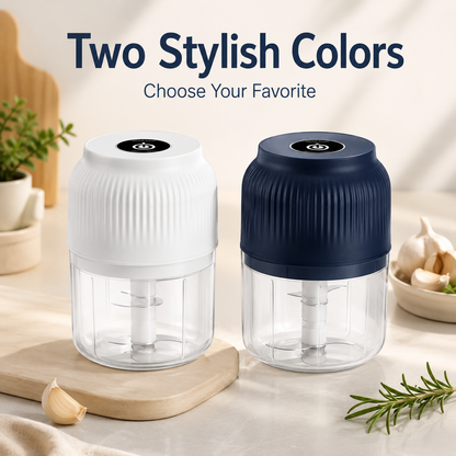 🔥HOT SALE 50% OFF✨ Mini Electric Food Chopper – One-Press Garlic & Veggie Prep 🍳🥕🧄