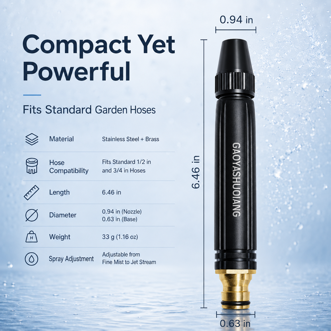 🔥🌊 HOT SALE 55% OFF – Powerful High-Pressure Water Gun for Car Cleaning